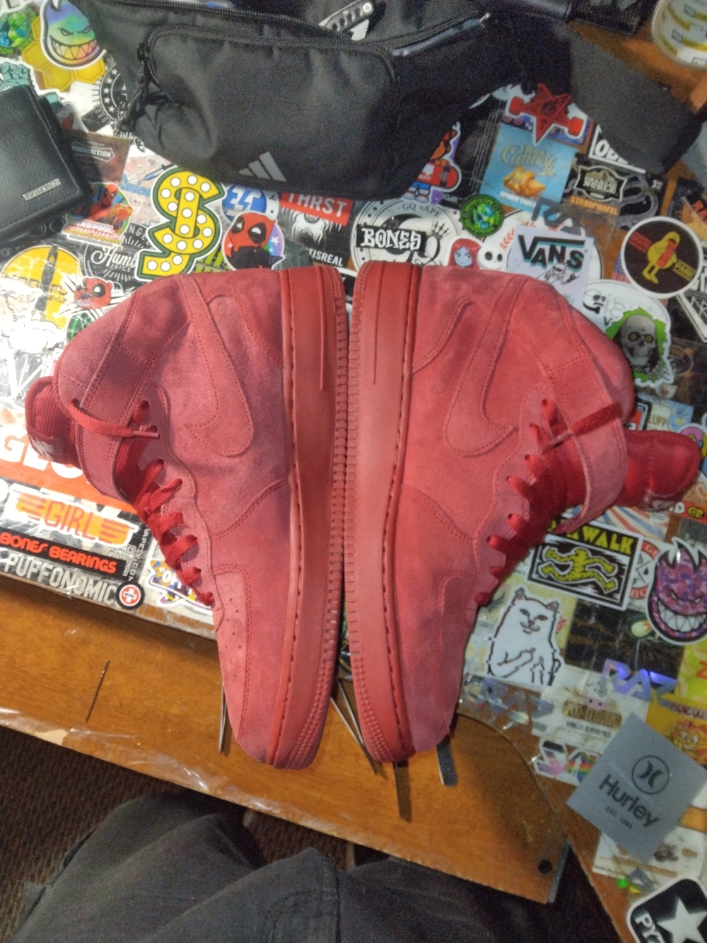 Air Force One Mid Red October - 10.5 - Picture 4 of 9